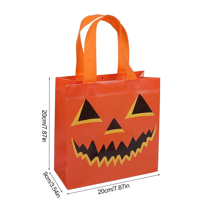 Halloween Trick or Treat Bags (8-32pcs) – Pumpkin & Ghost Gift Bags