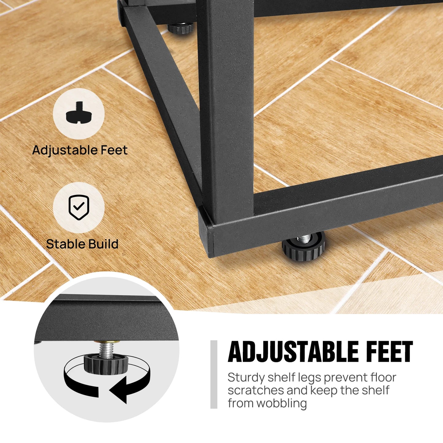 C-Shaped Side Table Laptop Sofa Table – Small Corner Coffee/Bedside Snack Table for Living Room