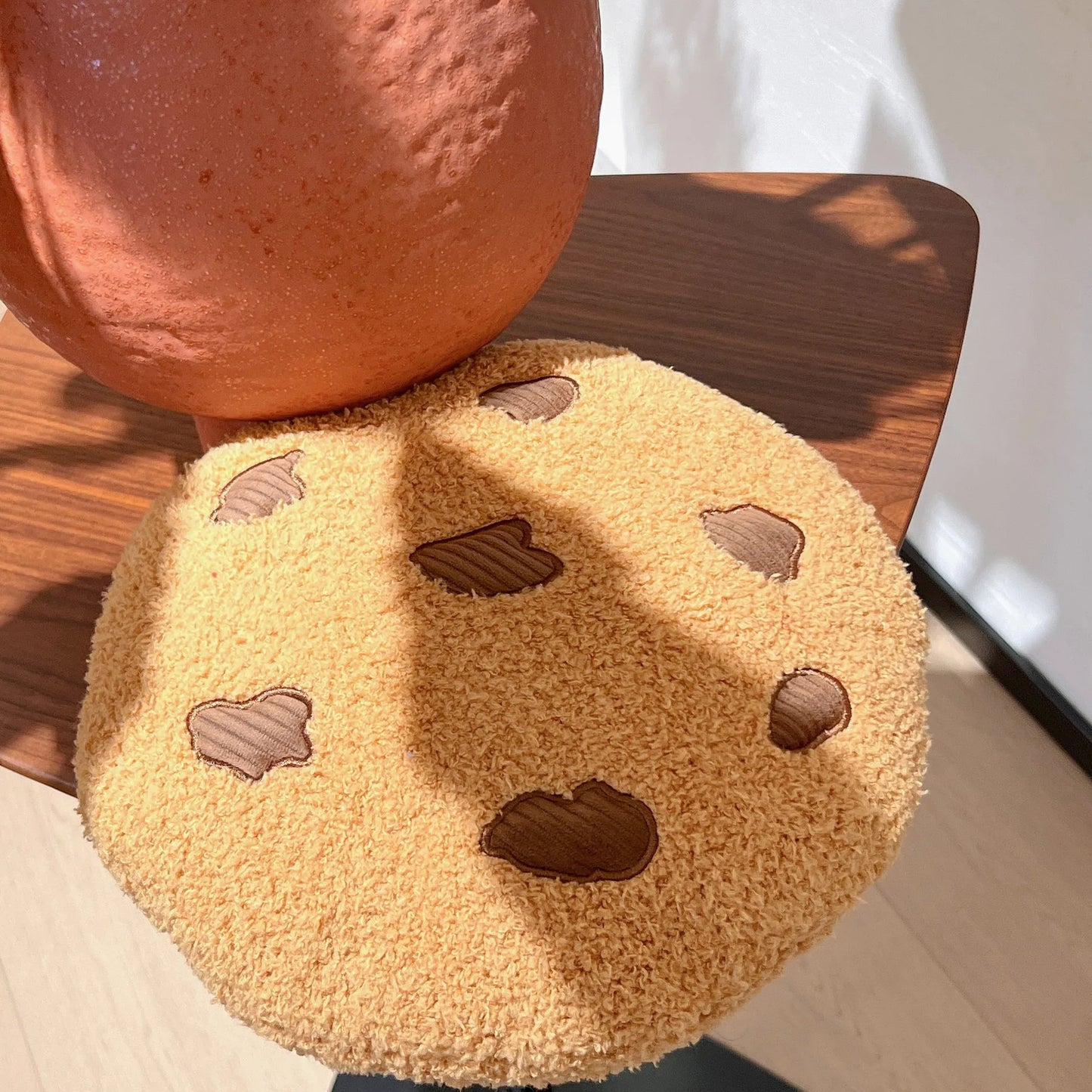 Cartoon Cookie Plush Cushion – Soft Food-Shaped Pillow for Kids & Room Décor