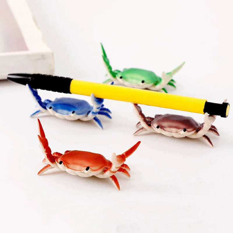 Weightlifting Crab Pen Holder – Fun Multifunctional Desktop Ornament
