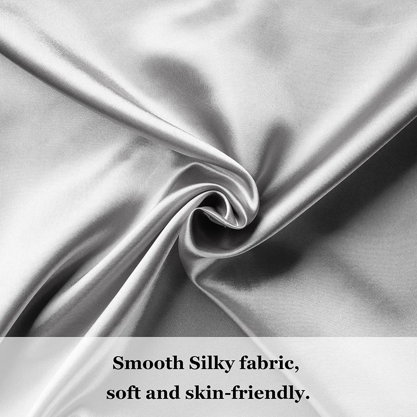 Silky Satin Pillowcase – Smooth Soft Pillow Cover for Hair Care & Comfy sleep