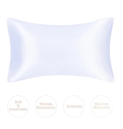 Silky Satin Pillowcase – Smooth Soft Pillow Cover for Hair Care & Comfy sleep