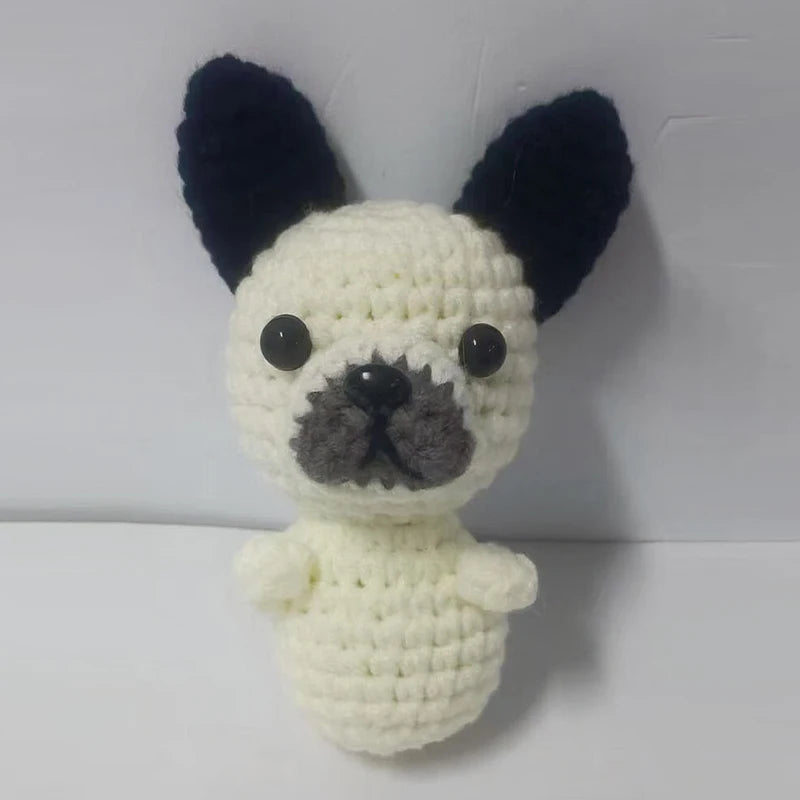 Positive Crochet Puppy – Handmade Mini Dog Gift to Encourage & Inspire