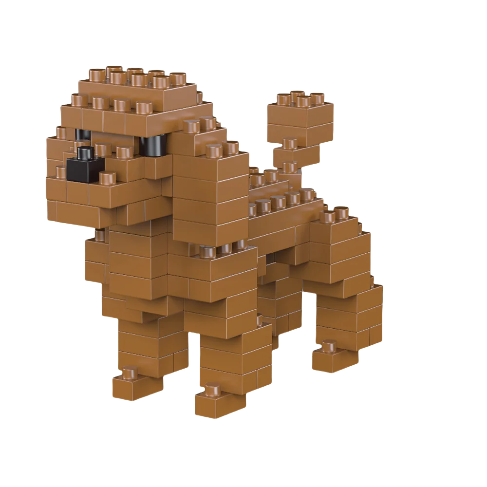 Mini Dog Building Block Kit – DIY Brick Model (Corgi, Poodle, Husky, Dachshund)