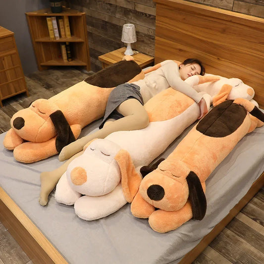 Giant Dog Plush Pillow – Soft Stuffed Hugging Toy, Down Cotton 90cm / 110cm / 130cm