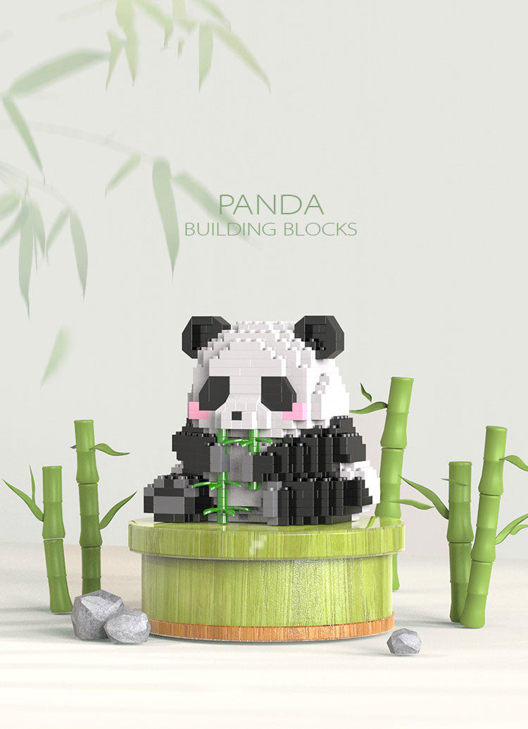 Mini Panda Building Block Set – DIY Brick Model Kit