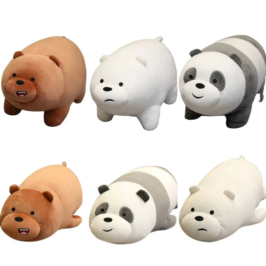 Cute Cartoon Bear Plush Toy – Soft Stuffed Bear Doll Gift for Kids