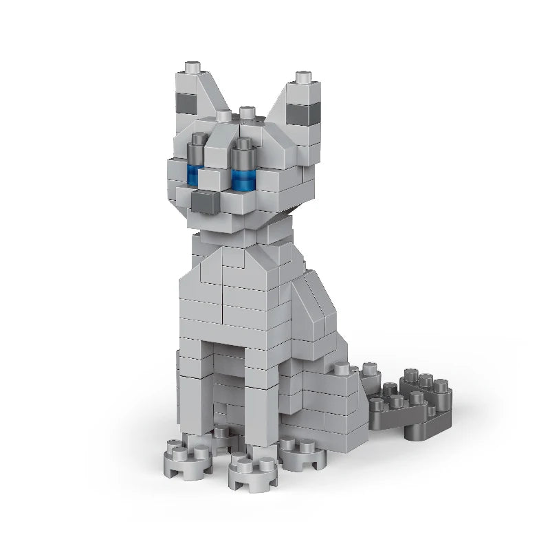 Mini Dog Building Block Kit – DIY Brick Model (Corgi, Poodle, Husky, Dachshund)