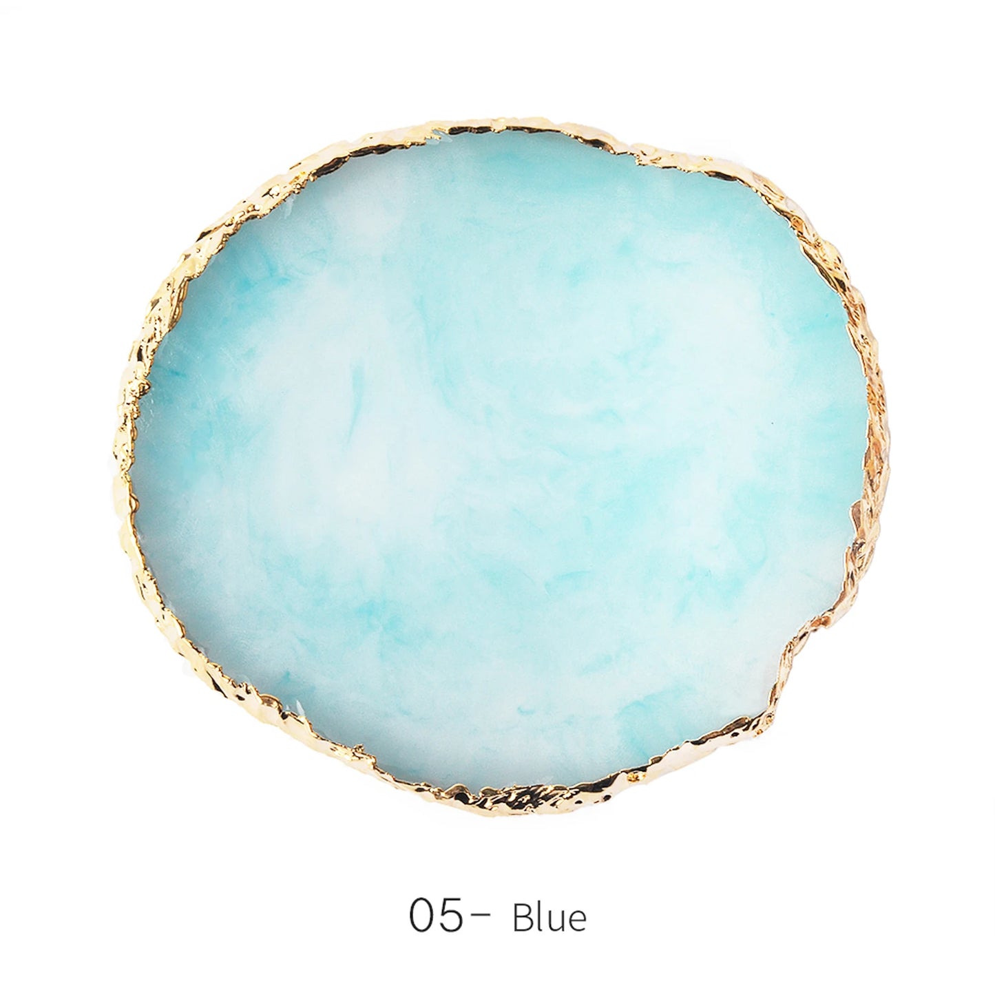 1PC Round Crystal Agate Holder – Decorative Coaster & Jewellery Holder