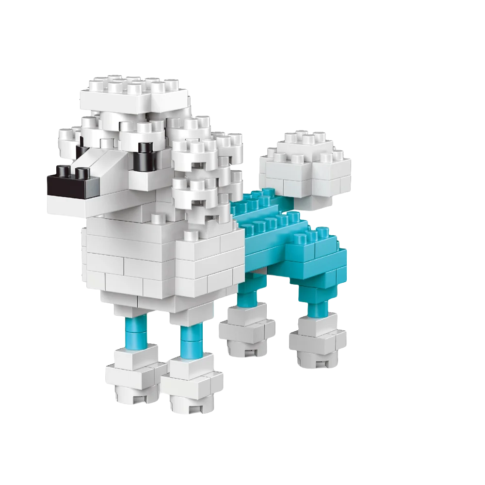 Mini Dog Building Block Kit – DIY Brick Model (Corgi, Poodle, Husky, Dachshund)
