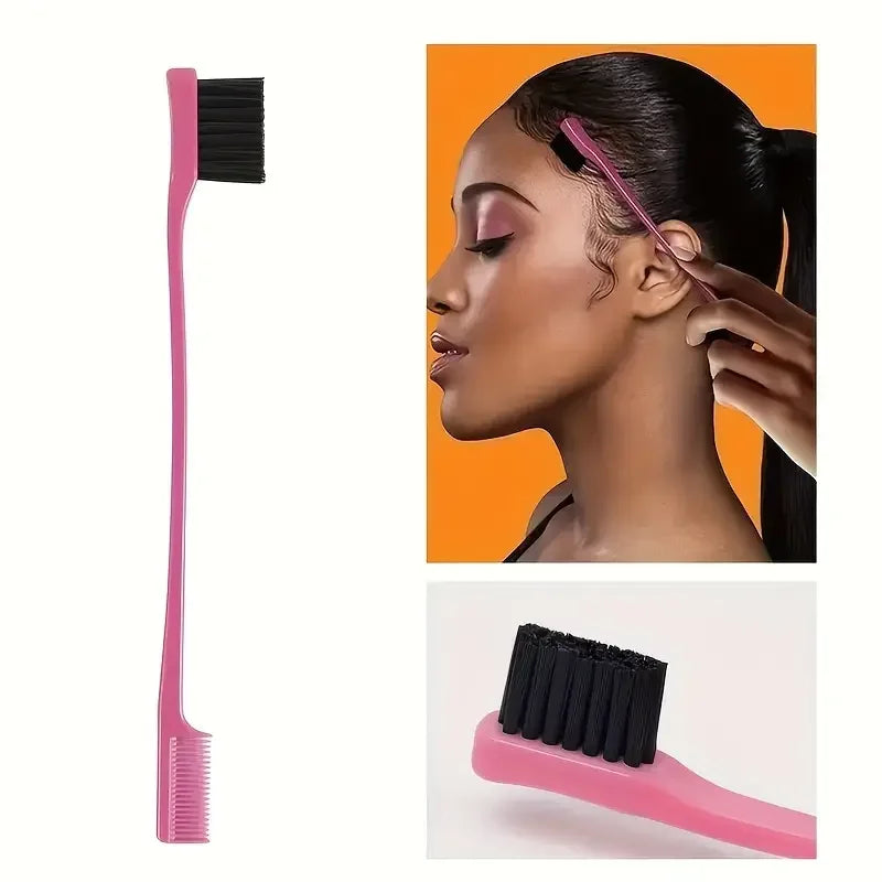 6pcs Hair Brush Set with Spray Bottle & Braiding Loop — Hairdressing Kit