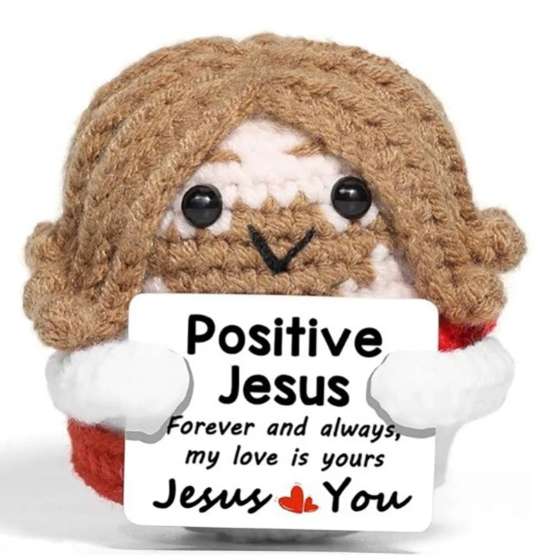 Positive Energy Crochet Pocket Wellbeing Hug Doll – Avocado, Bee, Turtle, Duck & More