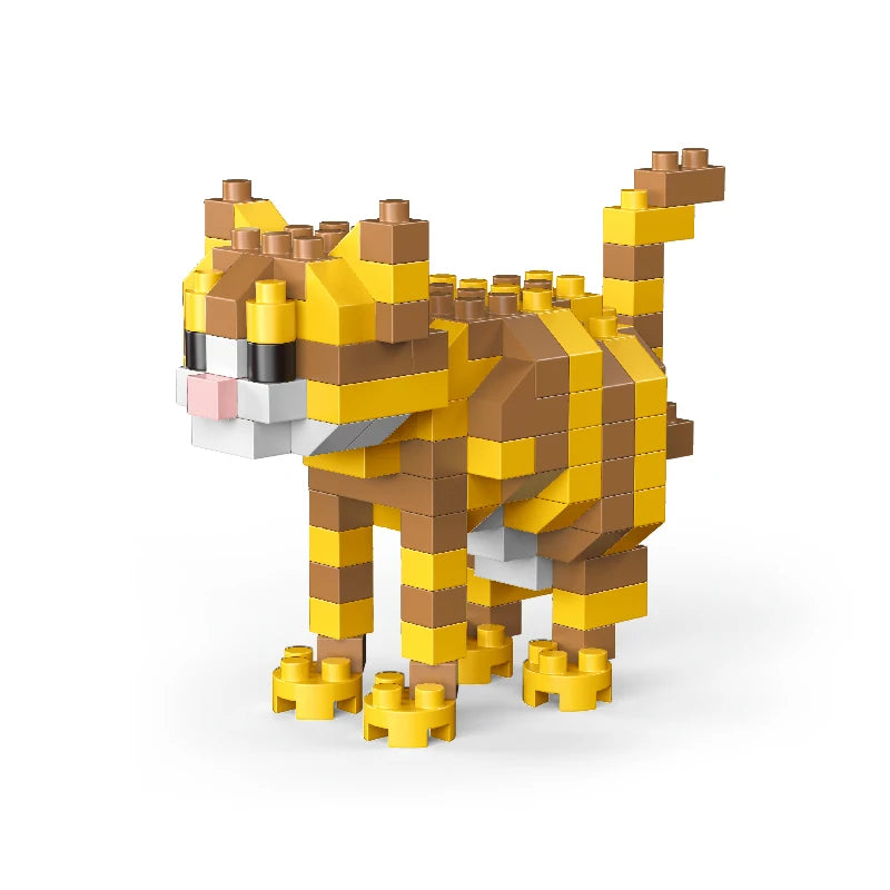 Mini Dog Building Block Kit – DIY Brick Model (Corgi, Poodle, Husky, Dachshund)