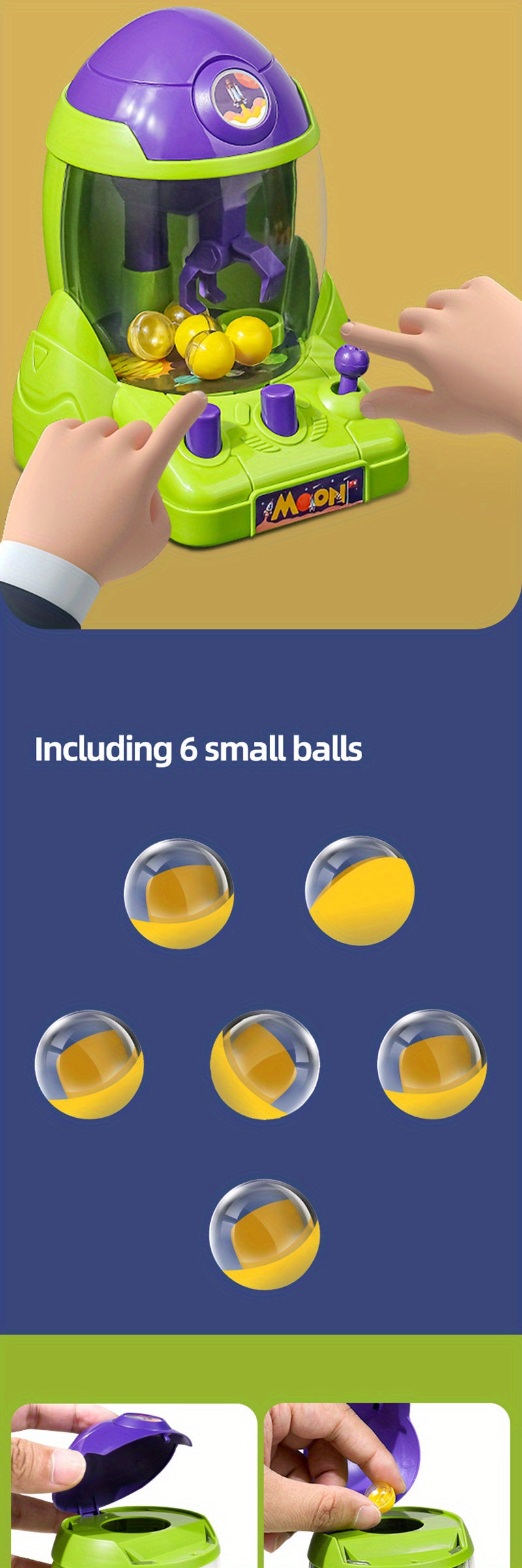 Kids Rocket Grabber Toy – Fun Party Prize/Gift