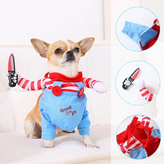 Halloween Pet Costume – for Dogs & Cats, Funny Cosplay Outfit
