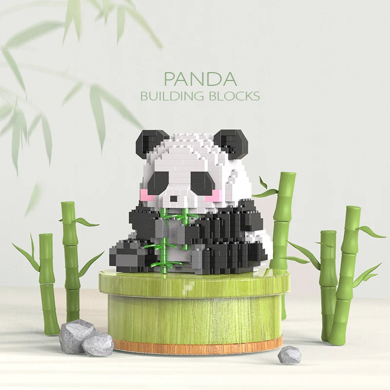 Mini Panda Building Block Set – DIY Brick Model Kit