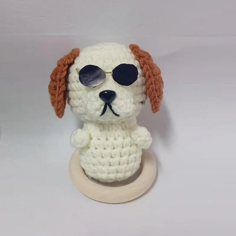 Positive Crochet Puppy – Handmade Mini Dog Gift to Encourage & Inspire
