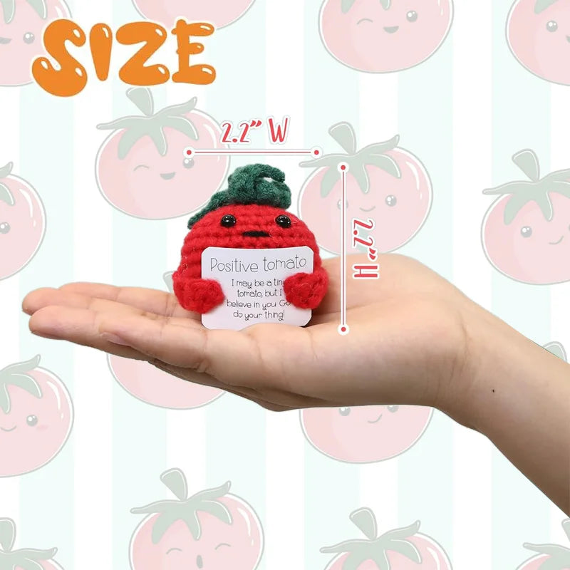 Positive Energy Crochet Pocket Wellbeing Hug Doll – Avocado, Bee, Turtle, Duck & More