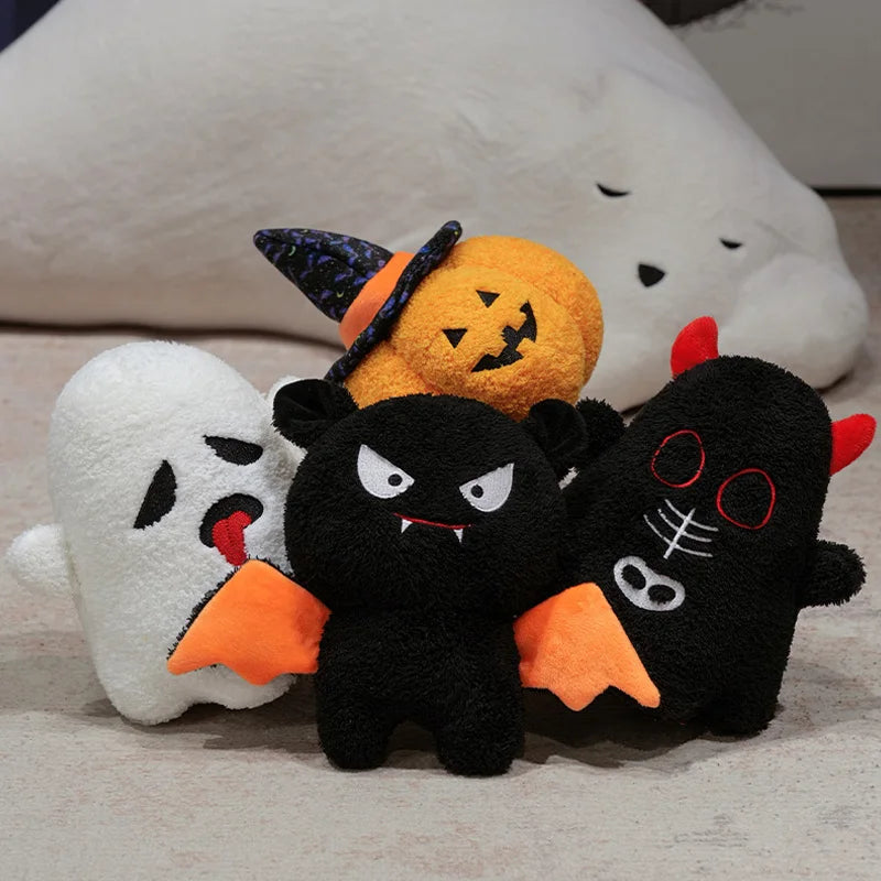 Spooky Halloween Plush Toy/Decoration: Ghost, Devil, Bat, Pumpkin